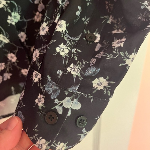 Frank and oak flower print button down shirt - Picture 6 of 9